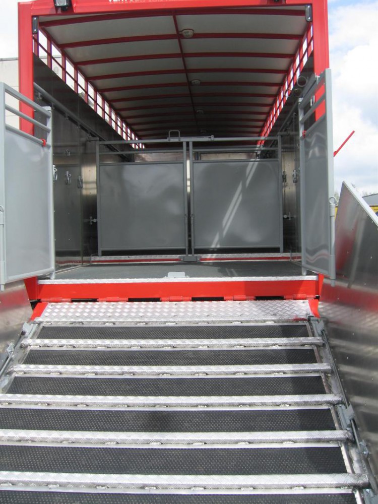Aluminium laadbak voor runderen vervoer - veetransport